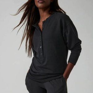 Athleta Balance Henley Sweatshirt NWT